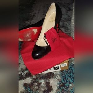 Christian Louboutin Black Heels AKA Red Bottoms